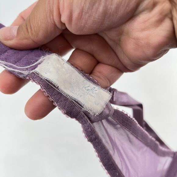 Rene Rofe Bra Women's 36C Purple Lilac Lace Wired - Picture 3 of 6